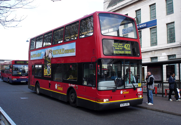 Route 422, London Central, PVL11, V311LGC, Woolwich Arsenal