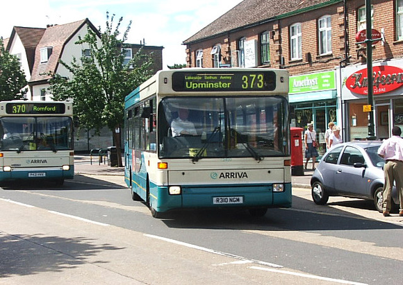 Route 373, Arriva Southend 3400, R310NGM, Upminster