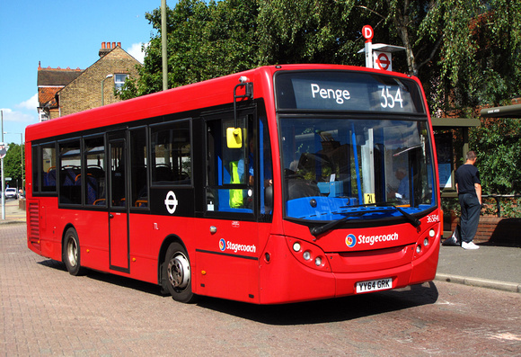 Route 354, Stagecoach London 36584, YY64GRK, Bromley
