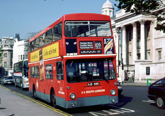 Route 109, South London Buses, DMS2418, OJD418R