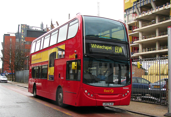 Route ELW, First London, DN33502, LK57EJO, Whitechape
