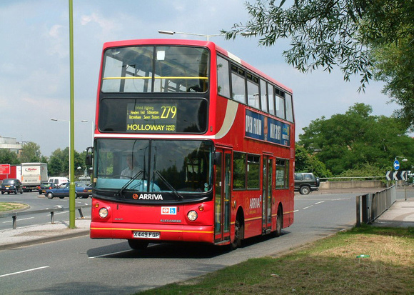 Route 279, Arriva London, DLA249, X449FGP