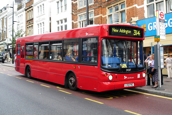 Route 314, Selkent ELBG 34317, LX51FHG, Bromley