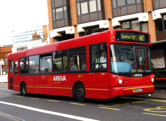 Route 407, Arriva London, ADL9, V609LGC, Croydon