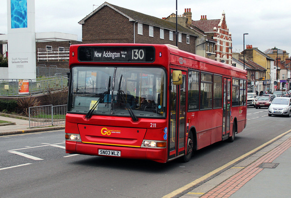 Route 130, Go Ahead London 211, SN03WLZ, South Norwood