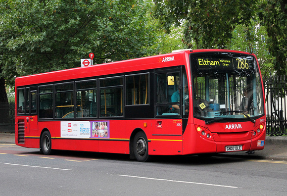 Route 286, Arriva Kent Thameside 3982, GN07DLE, Greenwich