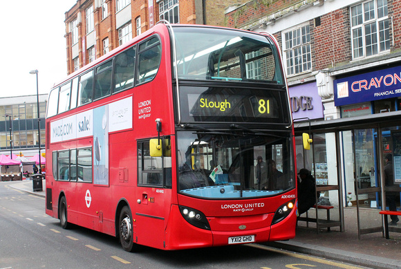 Route 81, London United RATP, ADE40431, YX12GHO, Hounslow