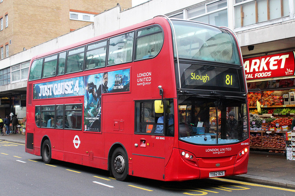 Route 81, London United RATP, ADE40445, YX62BZS, Hounslow