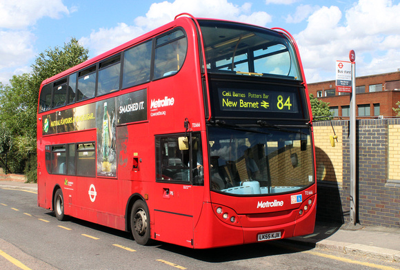 Route 84, Metroline, TE666, LK55KJX, New Barnet Station