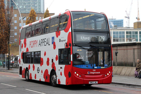 Route 179, Stagecoach London 10181, SN63JWJ, Ilford