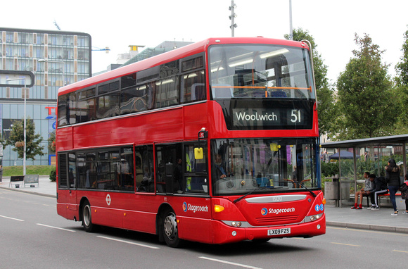 Route 51, Stagecoach London 15120, LX09FZS, Woolwich