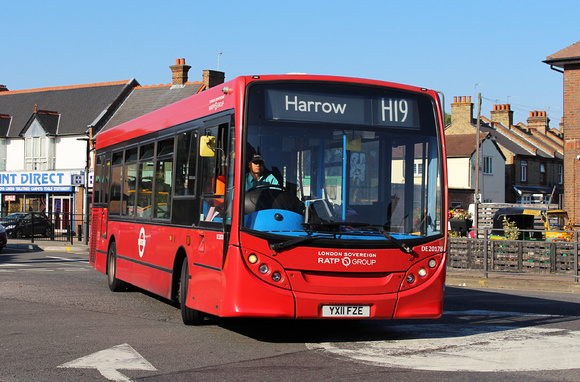 Route H19, London Sovereign RATP, DE20178, YX11FZE, Harrow Weald