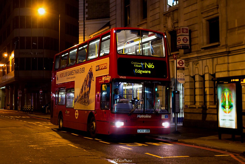 London Bus Routes | Route N16: Edgware - Victoria [Withdrawn]