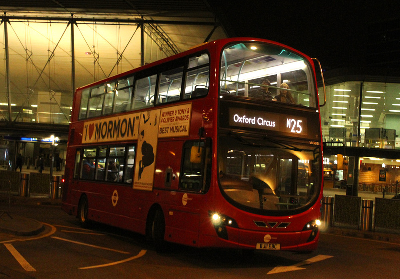 London Bus Routes | Route N25: Ilford - Oxford Circus