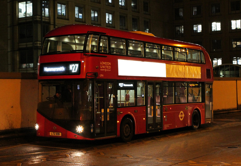 London Bus Routes | Route N27: Chalk Farm - Hammersmith