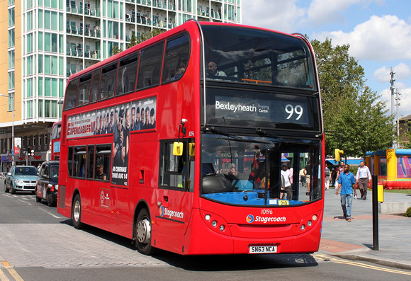 Route 99, Stagecoach London 10196, SN63NCA, Woolwich