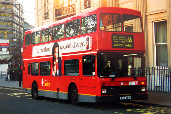 Route N36, London Central, NV68, WLT868, Trafalgar Square