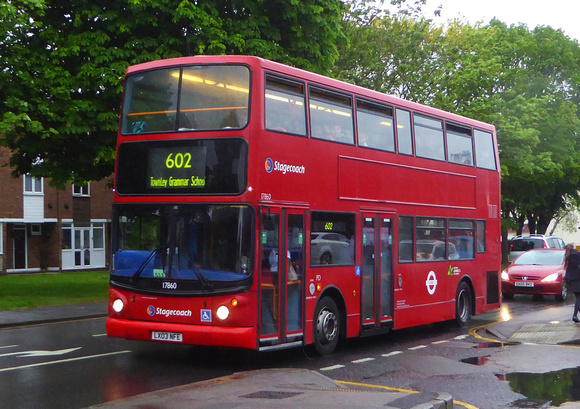 Route 602, Stagecoach London 17860, LX03NFE, Bexleyheath