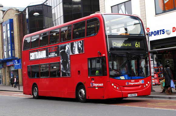 Route 61, Stagecoach London 19140, LX56EBA, Bromley