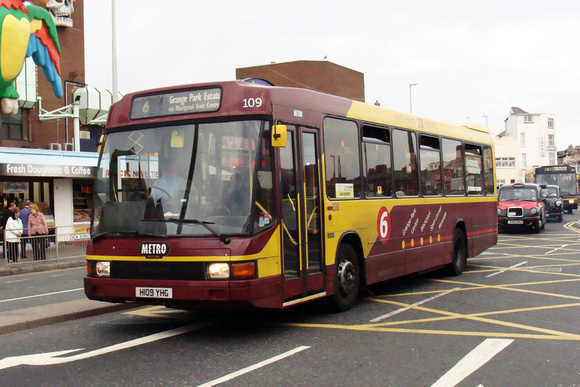 Route 6, Blackpool Transport 109, H109YHG, Blackpool