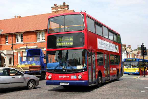 Route 160, Stagecoach London 17573, LV52HFE, Sidcup