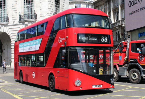 Route 88, Go Ahead London, LT481, LTZ1481, Piccadilly Circus