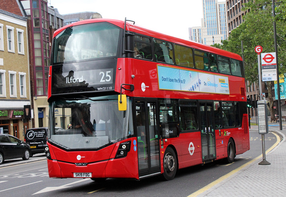 Route 25, Tower Transit, WH31110, SK19FDG, Stratford