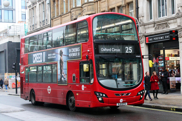 Route 25, Tower Transit, VN36123, BJ11DTX, New Oxford Street