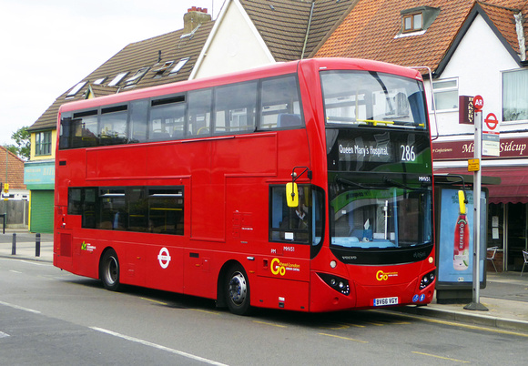 Route 286, Go Ahead London, MHV51, BV66VGY, Sidcup