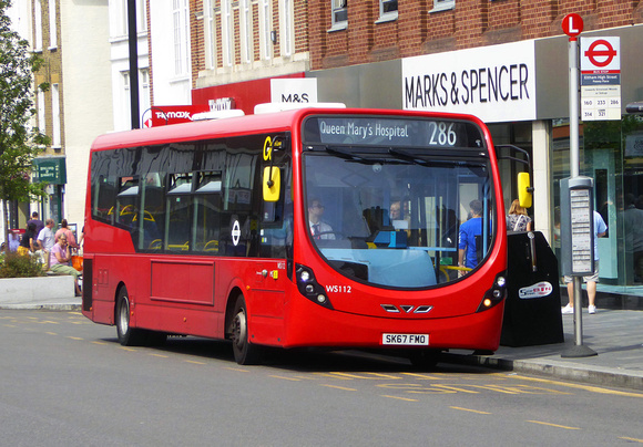 Route 286, Go Ahead London, WS112, SK67FMO, Eltham