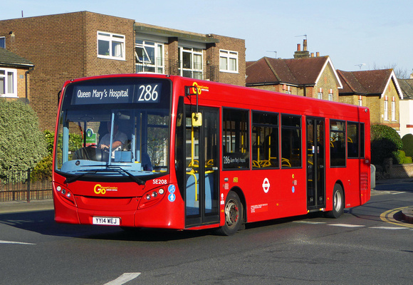 Route 286, Go Ahead London, SE208, YY14WEJ, Sidcup