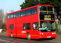 Route 673, Arriva London, DLA86, S286JUA, Marks Gate
