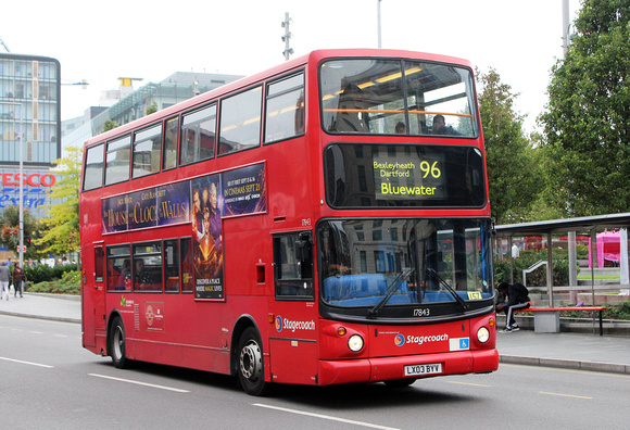Route 96, Stagecoach London 17843, LX03BYV, Woolwich