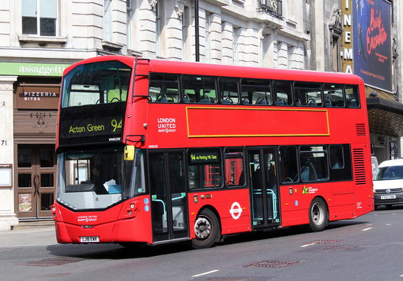 Route 94, London United, VH45193, LJ16EWR, Piccadilly