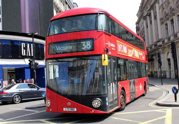 Route 38, Arriva London, LT182, LTZ1182, Piccadilly Circus