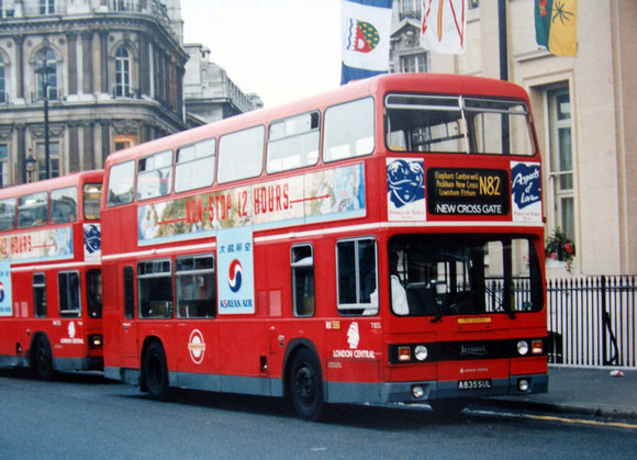 Route N82, London Central, T835, A835SUL, Trafalgar Square