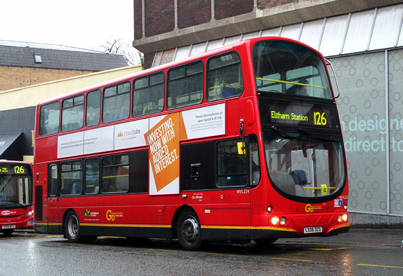 Route 126, Go Ahead London, WVL224, LX06DZG, Bromley