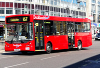 Route 167, Docklands Buses, ED18, LX07BYJ, Ilford