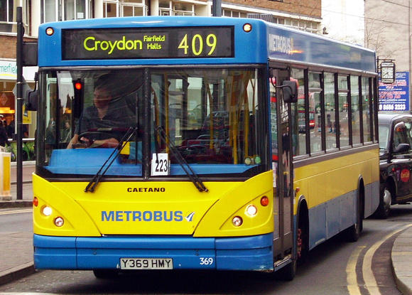 Route 409, Metrobus 369, Y369HMY, Croydon