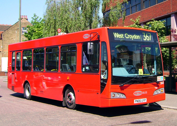 Route 367, Metrobus 260, PN06UYP, Bromley