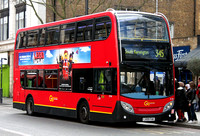 Route 345, Go Ahead London, E106, LX09FAK, Brixton