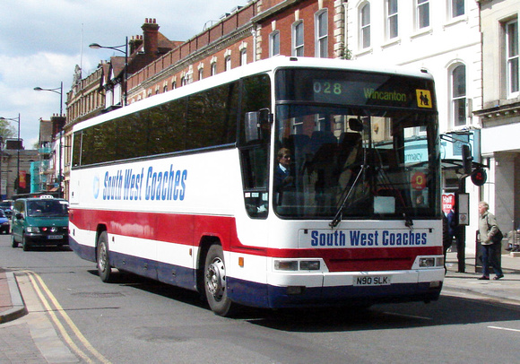Route 28, South West Coaches, N90SLK, Yeovil