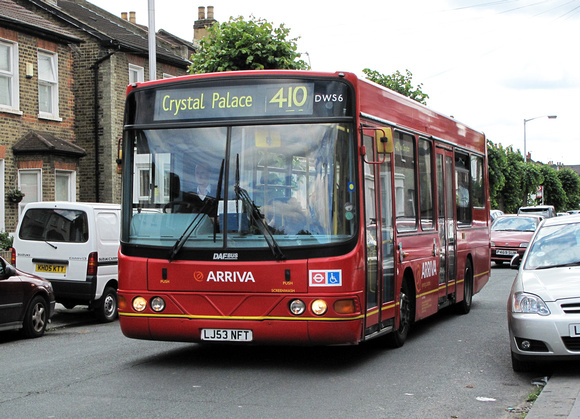 Route 410, Arriva London, DWS6, LJ53NFT, Croydon