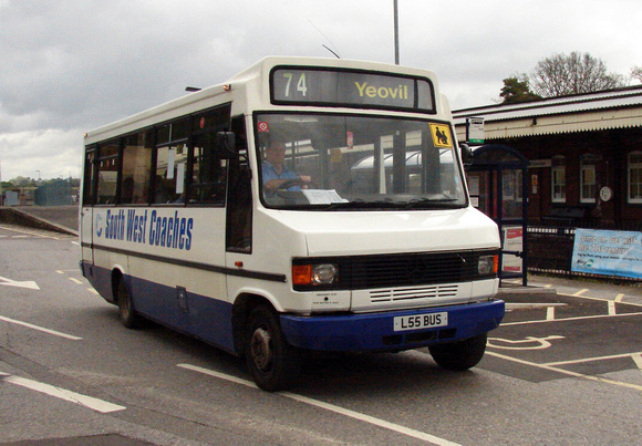 Route 74, South West Coaches, L55BUS, Yeovil Junction