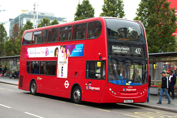 Route 422, Stagecoach London 12354, SN64OHD, Woolwich