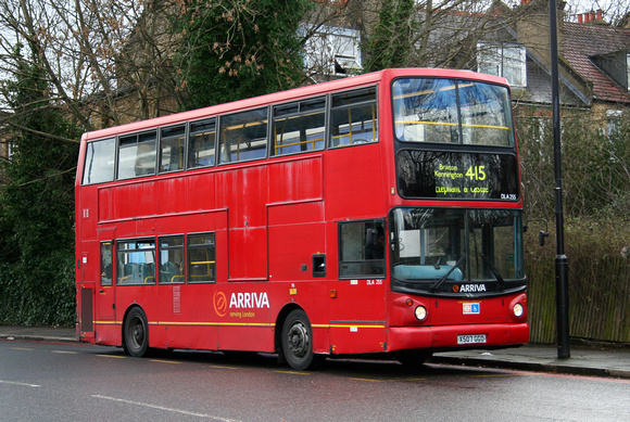 Route 415, Arriva London, DLA255, X507GGO, Tulse Hill