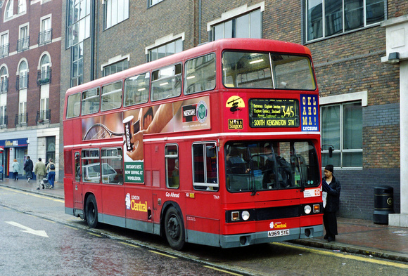 Route 345, London Central, T969, A969SYE, Clapham Junction