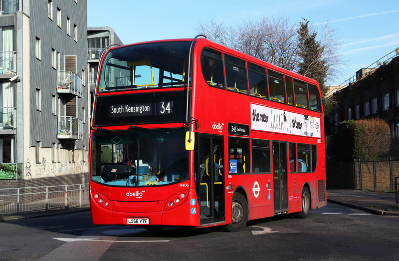 London Bus Routes | Route 345: Peckham - South Kensington | Route 345 ...