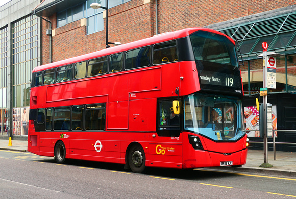 Route 119, Go Ahead London, WHV63, BF65WJC, Bromley