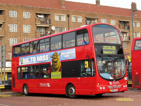 Route 381, Travel London, V12, BX54DJE, Peckham